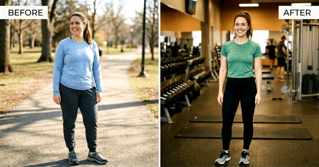 A journey of health and wellness over 7 months.