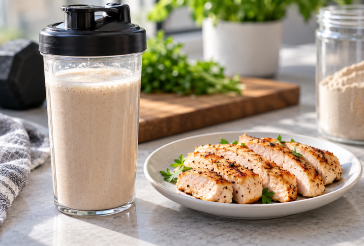 Liquid and solid protein sources fitting a reduced appetite on tirzepatide