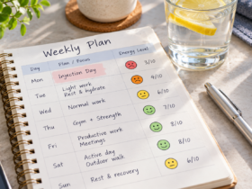 Tracking weekly energy patterns across a GLP-1 dose cycle