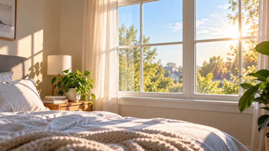 Morning daylight exposure supporting daytime alertness
